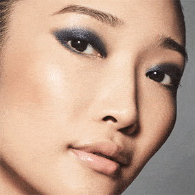 Animated gif showing the application of Estée Lauder Revitalizing Supreme+ Youth Power Creme SPF 25 Moisturizer. Watch as the lightweight cream absorbs quickly into the skin, offering SPF protection and anti-aging benefits for a radiant, firm complexion.