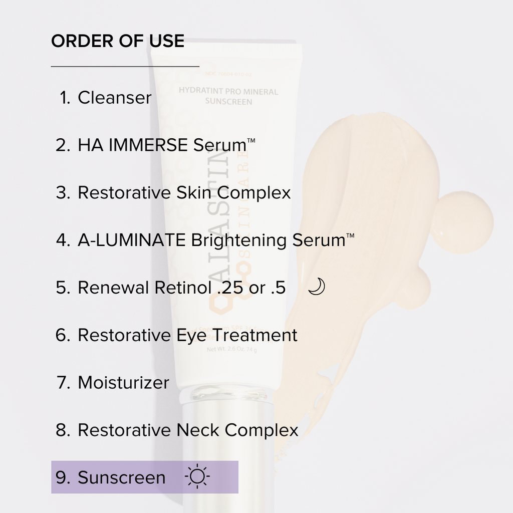 Alastin HydraTint Pro Mineral Broad Spectrum Sunscreen SPF 36 How to use