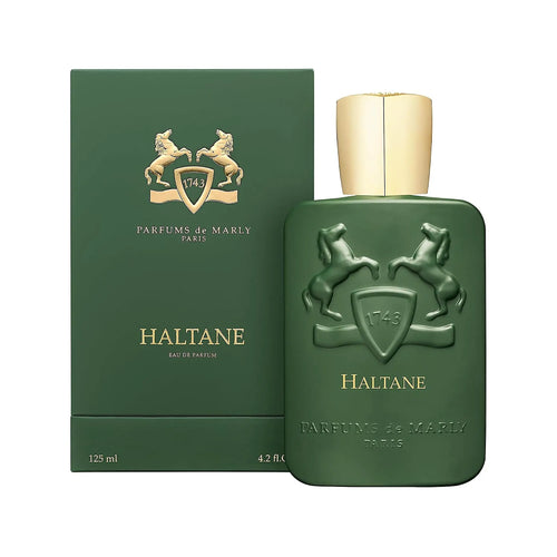 Haltane by Parfums de Marly 125ml eau de parfum with packaging box, green and gold luxury perfume set
