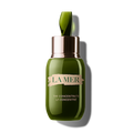 Close-up front view of Crème de La Mer Moisturizing Cream, White jar, highlighting the rich, hydrating cream that rejuvenates and nourishes the skin for a youthful appearance.